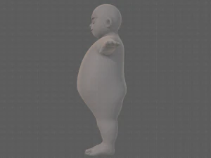 base mesh boy character v12 3D Model