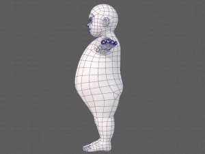 base mesh boy character v12 3D Model