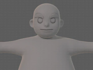base mesh boy character v12 3D Model