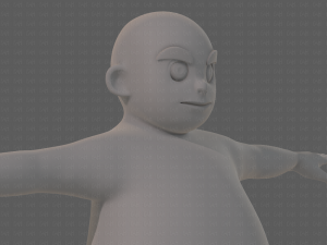 base mesh boy character v12 3D Model