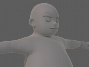 base mesh boy character v12 3D Model