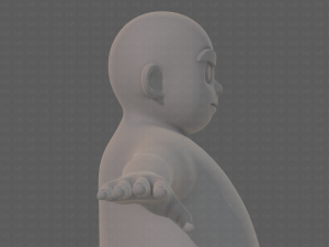 base mesh boy character v12 3D Model