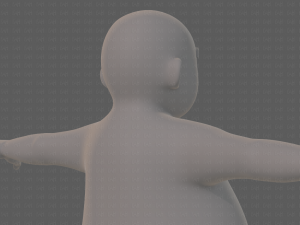 base mesh boy character v12 3D Model
