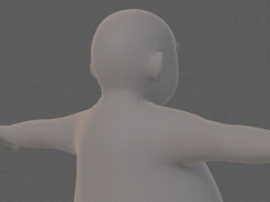 base mesh boy character v12 3D Model