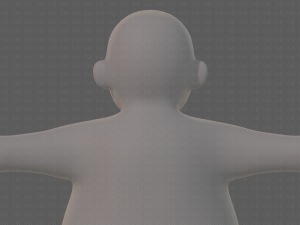 base mesh boy character v12 3D Model