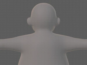 base mesh boy character v12 3D Model