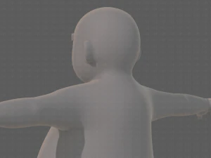 base mesh boy character v12 3D Model