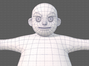 base mesh boy character v12 3D Model
