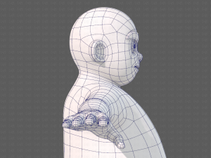 base mesh boy character v12 3D Model
