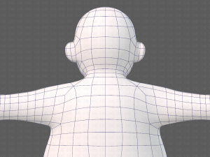 base mesh boy character v12 3D Model