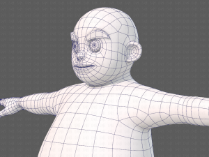 base mesh boy character v12 3D Model