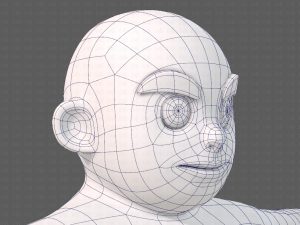 base mesh boy character v12 3D Model