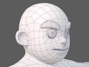 base mesh boy character v12 3D Model