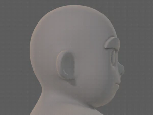 base mesh boy character v12 3D Model