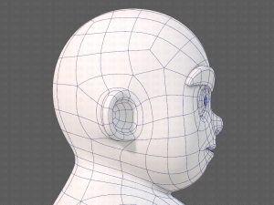 base mesh boy character v12 3D Model
