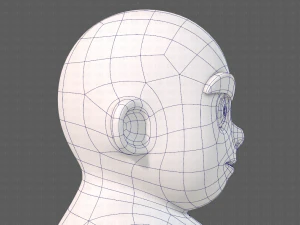 base mesh boy character v12 3D Model