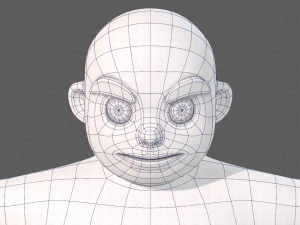 base mesh boy character v12 3D Model