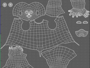 base mesh boy character v12 3D Model