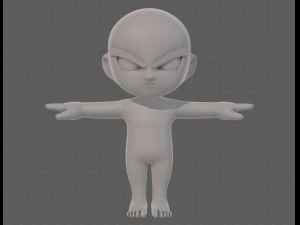 cartoon child v04 3D Model