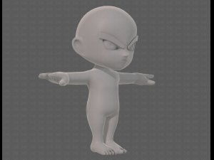 cartoon child v04 Modèle 3D