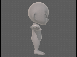 cartoon child v04 Modèle 3D