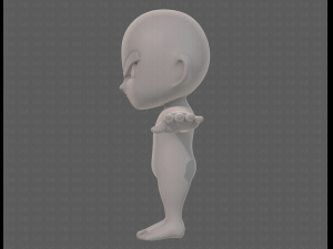 cartoon child v04 Modèle 3D