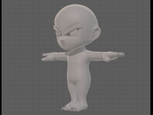 cartoon child v04 Modèle 3D