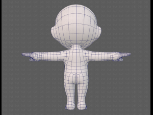cartoon child v04 Modèle 3D