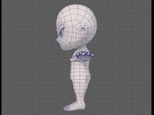 cartoon child v04 Modèle 3D