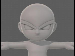 cartoon child v04 3D Model