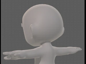 cartoon child v04 3D Model