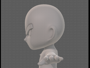cartoon child v04 Modèle 3D