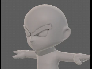 cartoon child v04 3D Model