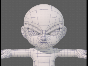cartoon child v04 Modèle 3D