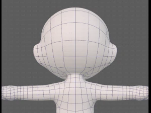 cartoon child v04 3D Model