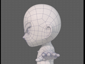 cartoon child v04 Modèle 3D