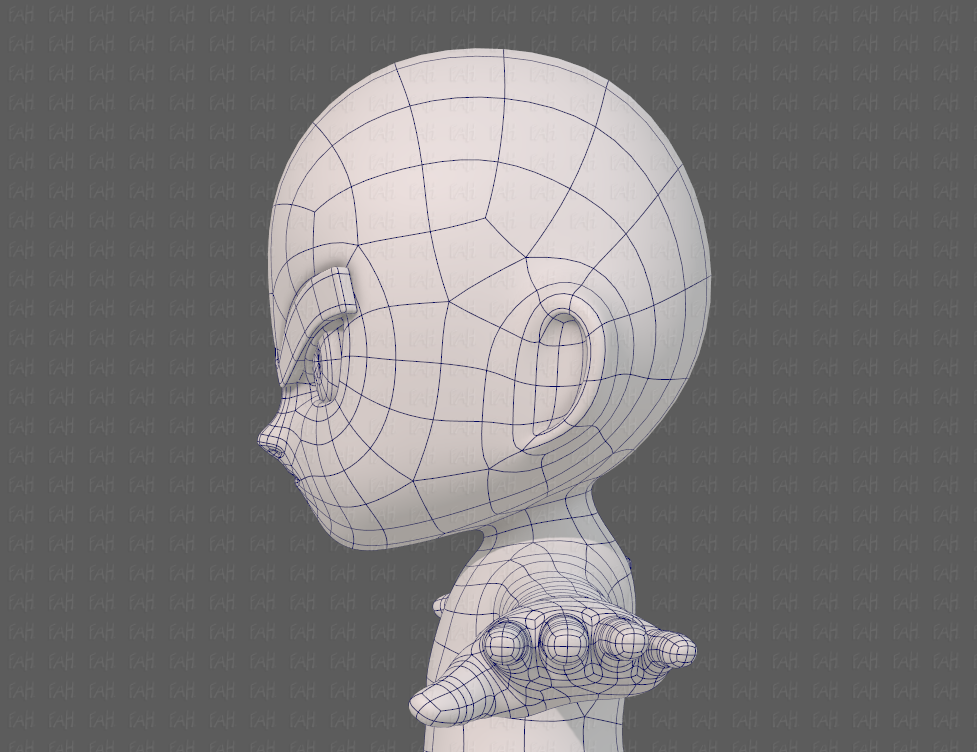 4sby on X: Ao Oni Head #3dart #3dmodeling #AoOni   / X