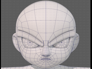 cartoon child v04 Modèle 3D