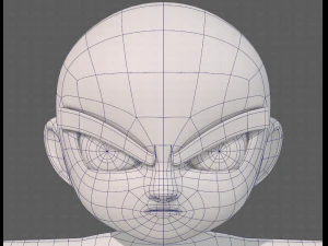 cartoon child v04 3D Model