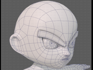cartoon child v04 Modèle 3D