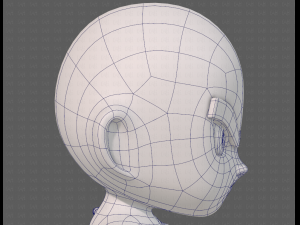 cartoon child v04 Modèle 3D