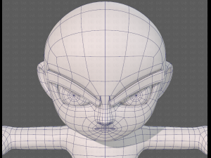 cartoon child v04 Modèle 3D