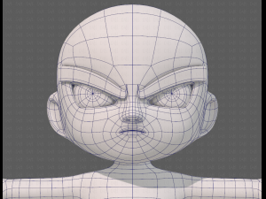cartoon child v04 Modèle 3D