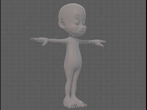 base mesh boy character v13 3D Model