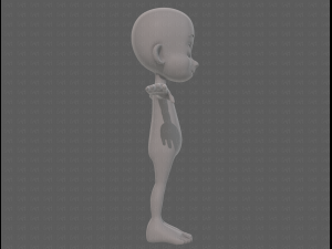 base mesh boy character v13 3D Model