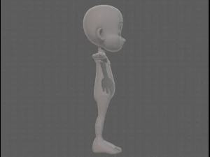 base mesh boy character v13 3D Model