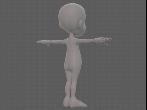 base mesh boy character v13 3D Model