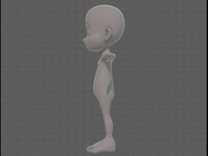 base mesh boy character v13 3D Model