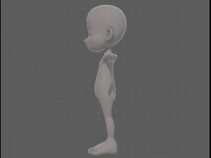 base mesh boy character v13 3D Model