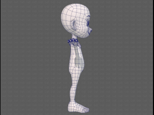 base mesh boy character v13 3D Model